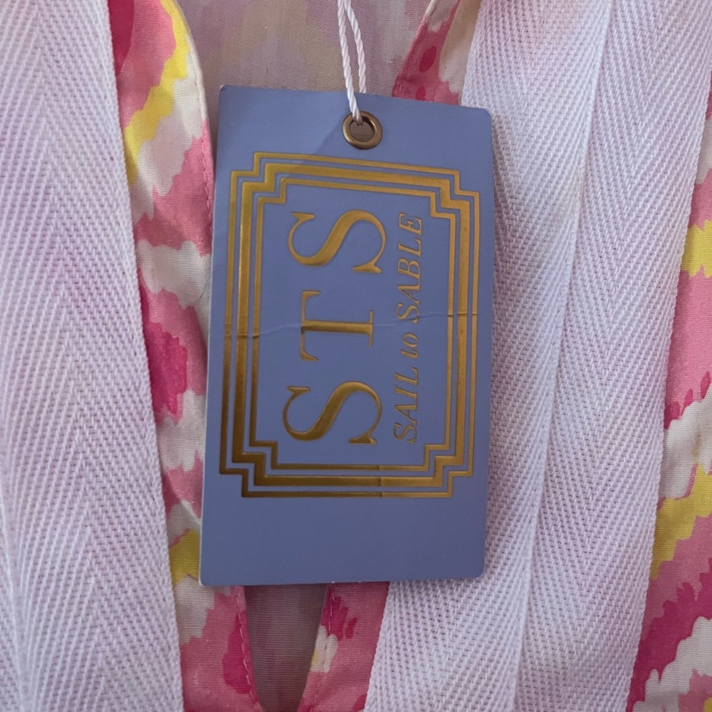 Sail to Sable Pink/Yellow Maxi Dress - Picture 3 of 4